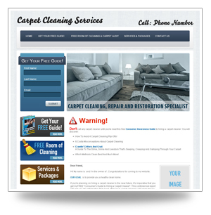 Cleaning Business Website Template Free